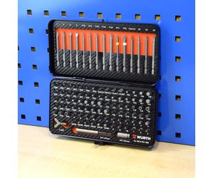 Würth Bit Set With 105 Bits In Metal Box Set Precision Mechanic Zebra