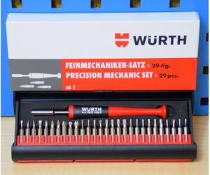 Würth Precision Mechanic Bit Set Screwdriver Watchmaker Tool