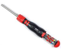 Würth Ratchet Hopper Screwdriver with Practical Bit Hopper in the Handle including 12 Bits for Wood and Construction