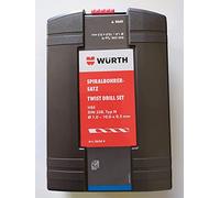 Würth Spiral Drill Bit Set 19 Pieces HSS DIN Type N 338 Assortment Box Twist Drill Set 0634 4
