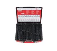 Würth W5964062500961 Spiral Drill Bit HSS DIN 338 Type RN 155 Pieces Sysko Black