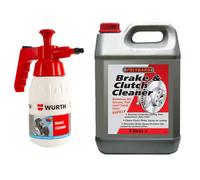 Würth Wurth - Brake Cleaner Spray Pump - 1L + 5L Brake Cleaner - Polygard