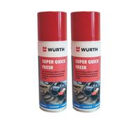 Würth Wurth Car Deodoriser Spray Super Quick Fresh Linen Scent Ac Cleaner 2X150Ml