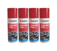 Würth Wurth Car Deodoriser Spray Super Quick Fresh Linen Scent Ac Cleaner 4X150Ml