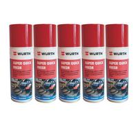 Würth Wurth Car Deodoriser Spray Super Quick Fresh Linen Scent Ac Cleaner 5X150Ml