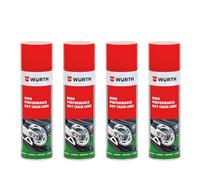 Würth Wurth High-Performance Motorcycle Dry Chain Spray Transparent Adhesive Corrosion Resistant 4X500Ml