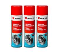Würth Wurth Professional Brake Cleaner Spray Clutch & Brake Parts Degreaser, Fast-Drying Cleaner For Automotive Maintenance 3X300Ml