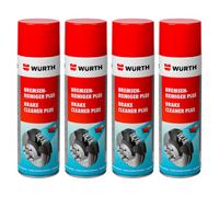 Würth Wurth Professional Brake Cleaner Spray Clutch & Brake Parts Degreaser, Fast-Drying Cleaner For Automotive Maintenance 4X300Ml