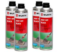 Würth Wurth Rost Off Black Graphite-Based Rust Remover Cleaner 500Ml X4