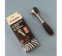 Wurth 1/4in Drive 360° Twist Handle Ratchet 135mm Long 071201406
