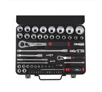 Würth Zebra Socket Set 1/4 + 1/2 Inch Ratchet Set 59 Pieces 096509059 New