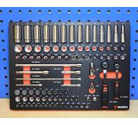 Würth Zebra Socket Wrench Set Foam Insert For Workshop Cart 8.4.1