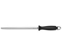Wüsthof 10 Inch Sharpening Steel, Black/Silver