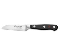 Wüsthof Classic 3 Inch Flat Cut Paring Knife, Black, Stainless Steel