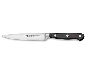 Wüsthof Classic 4.5 Inch Utility Knife, Black/Silver, 229mm