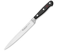 Wüsthof Classic 6 Inch Flexible Fillet Knife, Black/Silver
