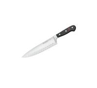 Wüsthof Classic 8 Inch Hollow Edge Chef's Knife, Black, Silver, 20 cm