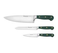 Wüsthof - Classic Colour Knife Set With 3 Utility Knives, Fresh Rosmary - Fresh Rosmary