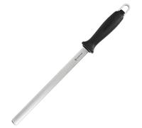 Wüsthof Diamond Sharpening Steel, 10 Inch, Black/Silver