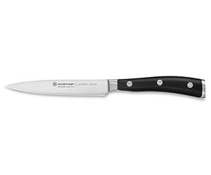 Wüsthof Classic Ikon 4.5 Inch Utility Knife, Black, 11 cm