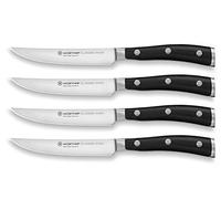 Wüsthof Classic Ikon 4-Piece Steak Knife Set, Black, 11 cm