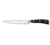 Wüsthof Classic Ikon 6 Inch Utility Knife, Black