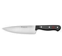 WÜSTHOF Gourmet 6" Chef's Knife, Black | Reduces hand fatigue during busy food prep with an ergonomic handle, offering steady balance and cutting control.
