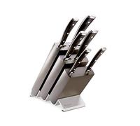 Wüsthof Ikon 6-Piece Knife Block Set, Black