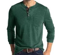 WUFANGBU Mens T Shirts Men'S T Shirt Collar Long Sleeve Solid Casual Man T-Shirts Male Tops Classic Clothes Men'S T-Shirts Xxl 8