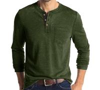 WUFANGBU Mens T Shirts Men'S T Shirt Collar Long Sleeve Solid Casual Man T-Shirts Male Tops Classic Clothes Men'S T-Shirts Xl 16