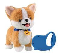 Wuffy Robot Dog, 12 Inch Interactive Walking Robotic Pet Toy with Remote & Voice Control, Dancing, Singing, Programmable Actions (B)