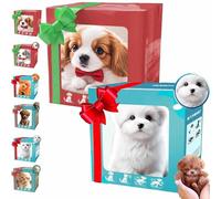 Wuffy Robot Dog, 2026 New Robot Dogs That Act Like Real Dogs, Realistic Robots Puppy, Can Walk, Bark & Wag Its Tail, Interactive Lifelike Pet for Children & Adults (D+F)