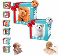 Wuffy Robot Dog, 2026 Upgrade Robot Dogs That Act Like Real Dogs, Realistic Robots Puppy for Pet Lovers Walking, Barking, Tail Wagging (C+D)