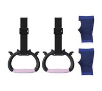 WUFGWBD 1 Pair Of Children'S Sports Rings And 1 Pair Of Palm Protectors, Children'S Fitness Equipment, Children'S Physical Training Tools, Indoor Fitness Supplies