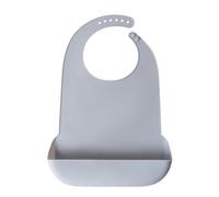 WUFGWBD 1 Piece Adult Silicone Bib, Waterproof, Durable, Anti-Fouling, Reusable