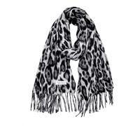 WUFGWBD 1 Piece Leopard Print Scarf, Tassel Scarf, Soft Warm Scarf, Autumn And Winter Scarf, Long Scarf, Women'S Scarf
