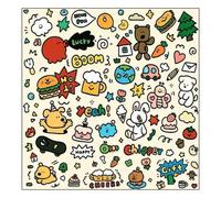 WUFGWBD 1 Piece Of Pet Wrapping Cloth, Creative Graffiti Wrapping Cloth, Anti-Bite Wrapping Cloth, Pet Supplies, Self-Adhesive Wrapping Cloth