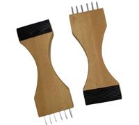 WUFGWBD 1 Piece Of Wooden Webbing Puller, Which Is Hard, Wear-Resistant And Load-Bearing, And Has The Dual Function Of Drawing And Combing. It Is Suitable For Canvas Carpet Edge Tensioning.