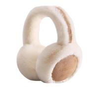 WUFGWBD 1 Piece Plush Earmuffs, Camel Color, Unisex, Winter Warm Earmuffs, Foldable & Storage Ear Warmers
