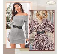 WUFGWBD 1 Piece Ring Belt, Wide Belt For Women, Simple Belt, Elastic Elastic Belt, Clothing Decorative Belt