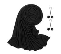 WUFGWBD 1 Piece Women'S Hijab Scarf, 2 Pieces Silk Scarf Clip, Hijab Headscarf, Prayer Headscarf, Summer Headscarf