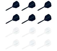 WUFGWBD 12-Piece Dart Tail, Integrated Dart Wing, Lightweight Dart Tail, Anti-Fall Dart Wing, Dart Shaft Tail, Dart Accessories