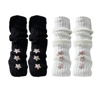 WUFGWBD 2 Pairs Of Long Fingerless Gloves, Gothic Accessories, Clothing Accessories, Fashionable Personality Gloves, Arm Warmers