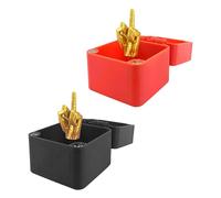 WUFGWBD 2 Pieces Middle Finger Surprise Box, Spring Pop-Up Middle Finger Box, Funny Gift Box, Adult Prank Props, Interesting Small Box