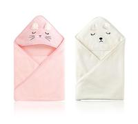 WUFGWBD 2 Pieces Of Cute Baby Bath Towels, Soft Children'S Bath Towels, Absorbent Baby Bath Towels, Coral Velvet Bath Towels, Bath Accessories