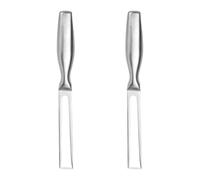 WUFGWBD 2 Pieces Stainless Steel Barbecue Forks, 27cm, Silver