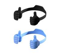 WUFGWBD 2 Pieces Thumb-Shaped Mobile Phone Holder, Creative Mobile Phone Holder, Interesting Mobile Phone Holder, Silicone Mobile Phone Holder