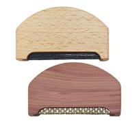 WUFGWBD 2 Pieces Wooden Lint Removal Ball Brush, Sweater Cleaning Brush, Dust Removal Brush, Portable Pill Removal Brush, Clothes Cleaning Tool