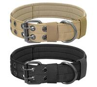 WUFGWBD 2Pcs Dog Collars, Nylon Collars, Adjustable Collars, Dog Training Collars, Pet Supplies