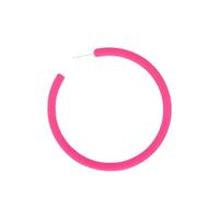 WUFGWBD 3 Pairs of Three-Color Circle Earrings, Simple Neon Big Circle, 1980S Party Accessories, Suitable for Daily Wear, Colorful Style Embellishment.